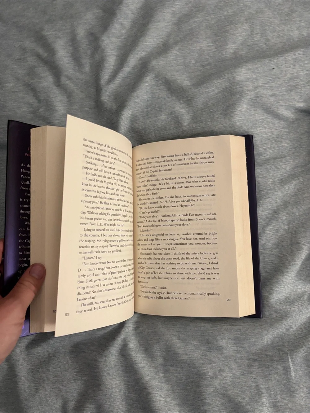 Sunrise on the Reaping Hardcover - Purple & Gold - Picture 2 of 2